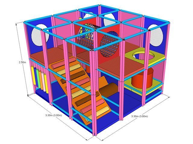 Labirint modular cu etaj LKMPS0933
