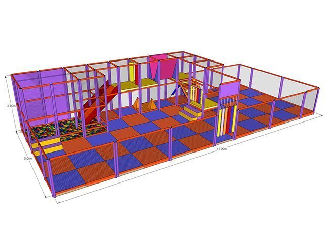 Labirint modular cu etaj LKMPS131205