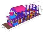 Labirint modular cu etaj din panouri LKMPS1327-T Trenulet