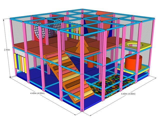 Labirint modular cu etaj LKMPS1644