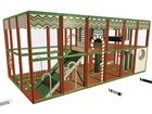 Labirint modular cu etaj din panouri LKMPS1836