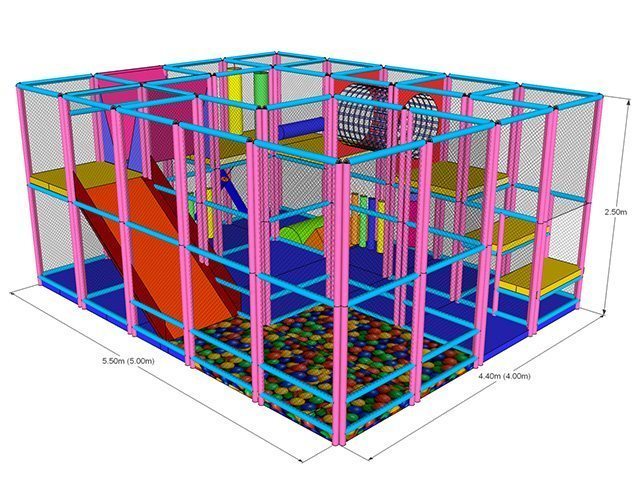 Labirint modular cu etaj LKMPS2045