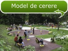 Model de cerere amenajare Parc fitness