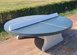 Masa rotunda de ping-pong Antracit